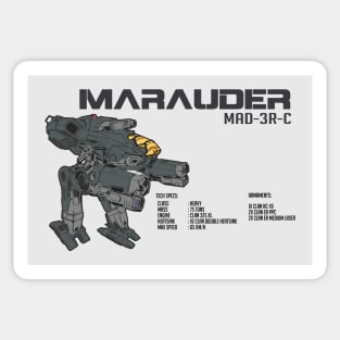 Marauder MAD-3R Ver 2 (light) Sticker